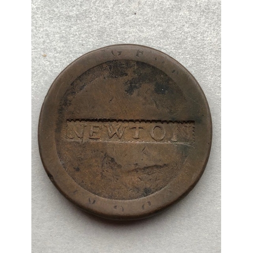 118 - Coin Token Interest,  Iron Bridge at Coalbrook dale 1792,  Bristol patent Sheathing nail penny token... 