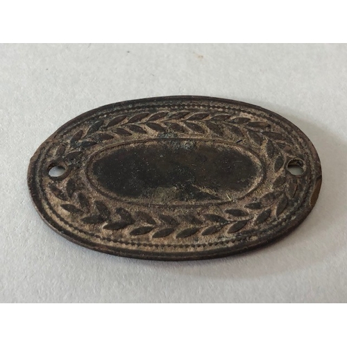 119 - Coins and token interest, highly unusual patinated copper token, Griffith & Farrans School Attendanc... 