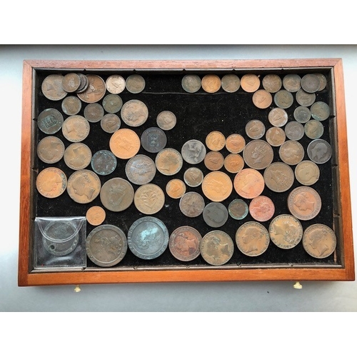 120 - Antique collectable coins, collection of  Bronze, Copper, and Silver British and colonial coins hous... 