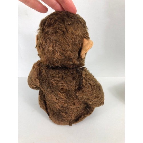 124 - Vintage Toys, 20th century Jocko Mohair monkey in bronze Mohair, with a very cheeky look, Pelham Gyp... 