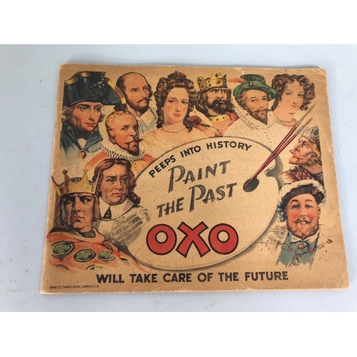 134 - Antique and Vintage advertising collectable books relating to OXO, paint the past books, how we used... 