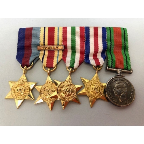 141 - Militaria interest, WW2 British Defence Medal X2, British 1939-45 medal X 2, British Africa star, an... 