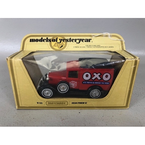 157 - Collectable DI-Cast advertising Vehicles relating to OXO, including Corgi, yester years, Days Gone, ... 