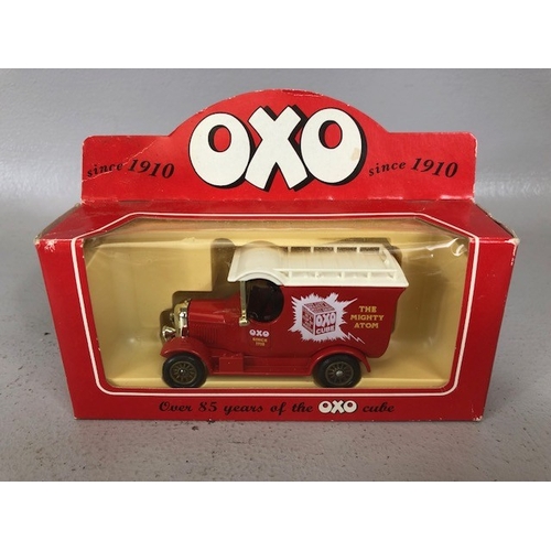 157 - Collectable DI-Cast advertising Vehicles relating to OXO, including Corgi, yester years, Days Gone, ... 