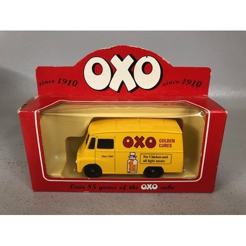 157 - Collectable DI-Cast advertising Vehicles relating to OXO, including Corgi, yester years, Days Gone, ... 