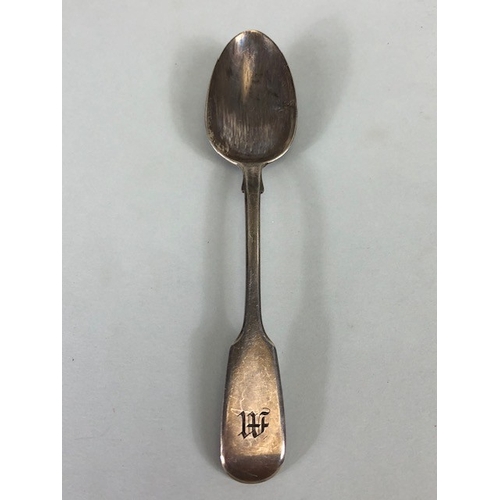 2 - Collection of silver hallmarked flatware to include spoons, fork and a Victorian Silver hallmarked f... 