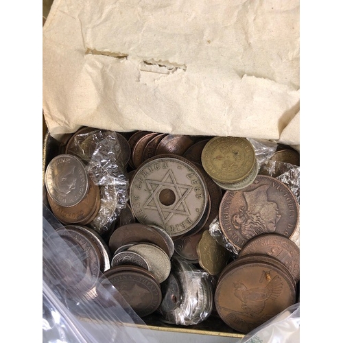 219 - Antique and collectable Coins, quantity of pre decimalisation 19th and 20th century British and fore... 