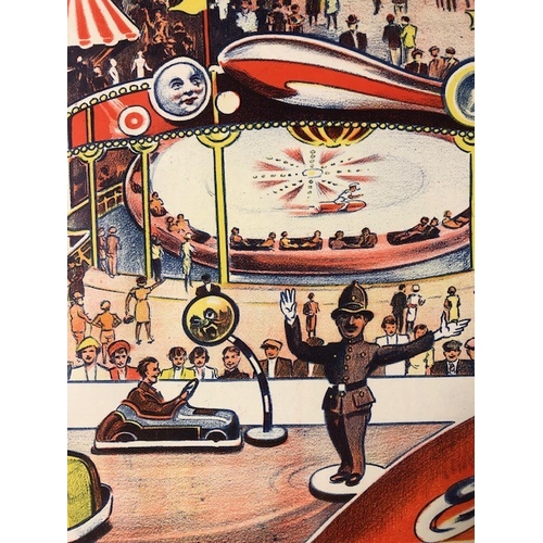 223 - Vintage Poster from the 1950s advertising Carnival and Fun Fair, of Quad size approximately 76 x 101... 