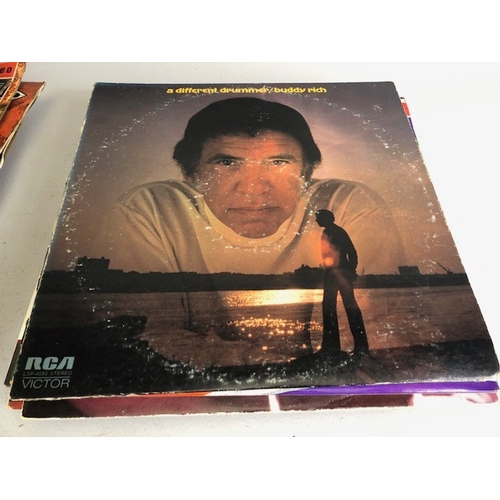 235 - Vintage Vinyl Records, Jazz, Pop, Rock from 60s, 70s 80s Artists include, Gene Krupa, Buddy Rich, El... 