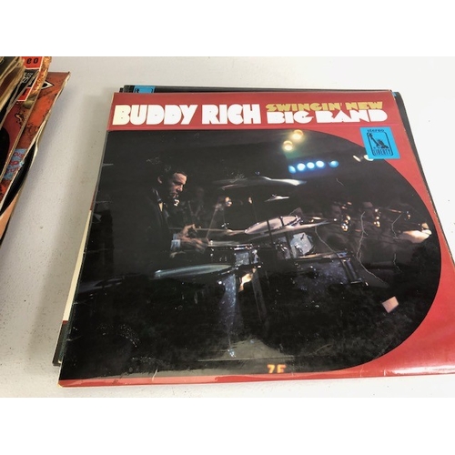 235 - Vintage Vinyl Records, Jazz, Pop, Rock from 60s, 70s 80s Artists include, Gene Krupa, Buddy Rich, El... 