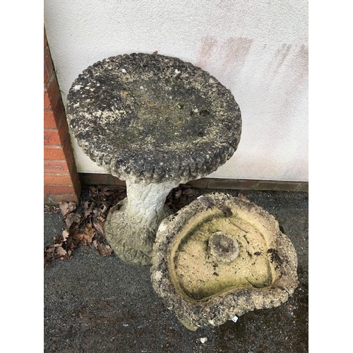 408 - Two tree effect bird baths (2)