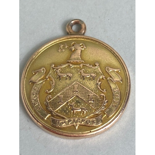 8 - Sporting interest: a winners medal in 9ct Gold for Huddersfield and District Cricket League Winners ... 