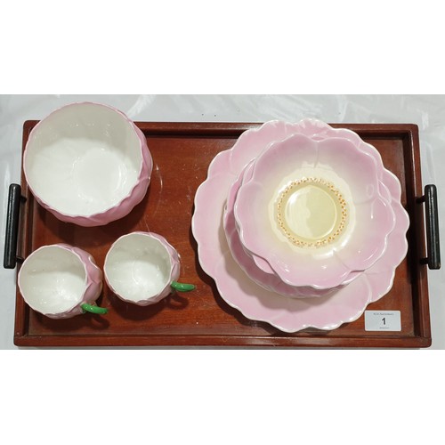 1 - Royal Doulton Water Lily tea ware. No in house shipping. Please arrange collection or a shipper.