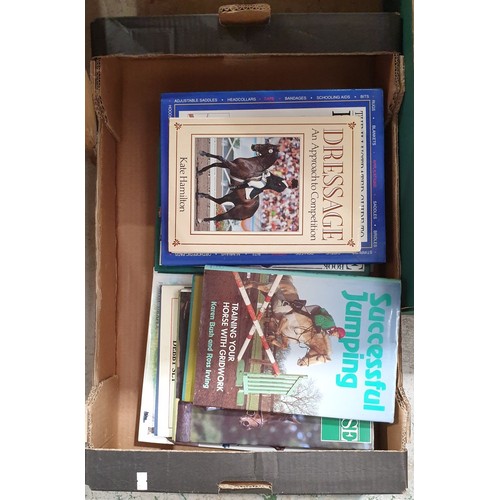 12 - A box of equestrian books. No in house shipping. Please arrange collection or a shipper.