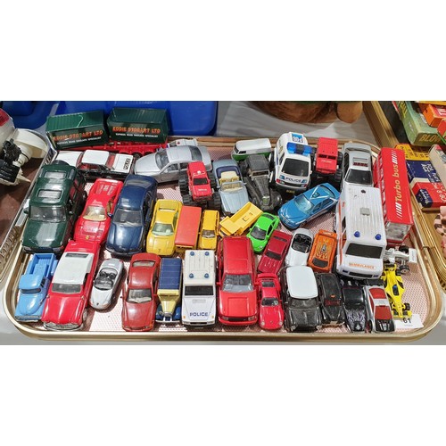 61 - A selection of toy vehicles including Dinky.