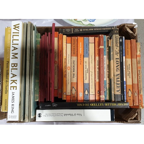 29 - A box of books including Penguin.