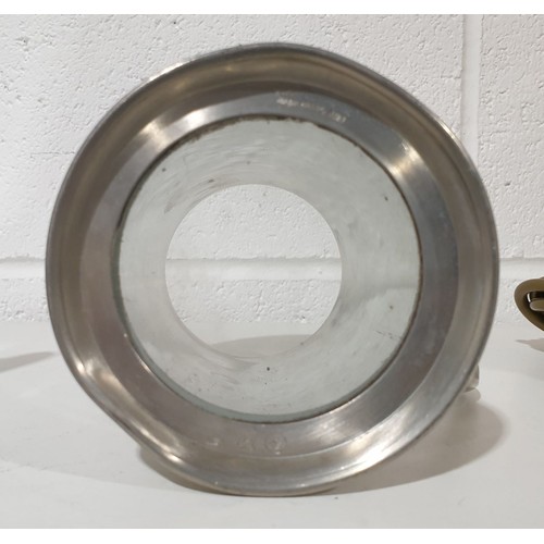 254 - A pewter tankard commemorating the Battle of Britain engraved with the name of 