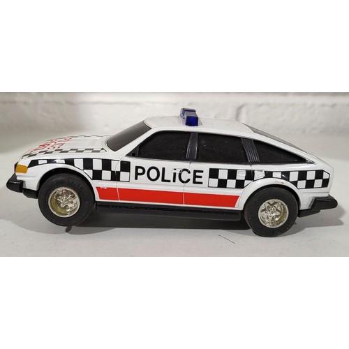 Scalextric police sale car with lights