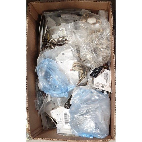 189 - A box of costume jewellery. No shipping. Arrange collection or your own packer and shipper please.