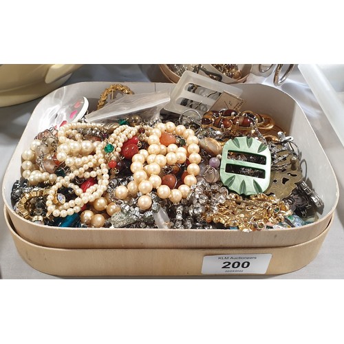 200 - Costume jewellery including silver.

UK shipping £14.