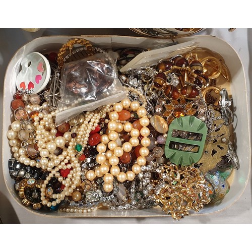 200 - Costume jewellery including silver.

UK shipping £14.