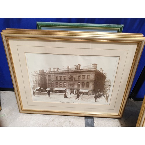 422 - Five framed photographs of Bradford, 10.5
