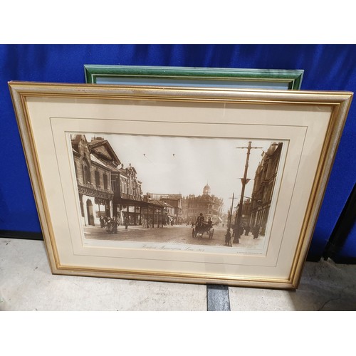 422 - Five framed photographs of Bradford, 10.5