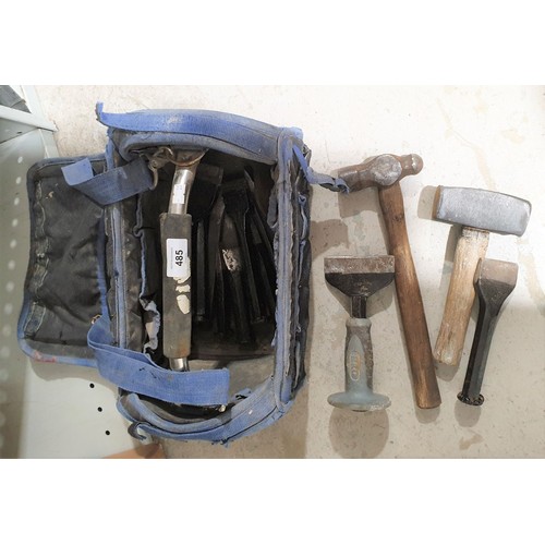 485 - A tool bag and contents. No shipping. Arrange collection or your own packer and shipper please.