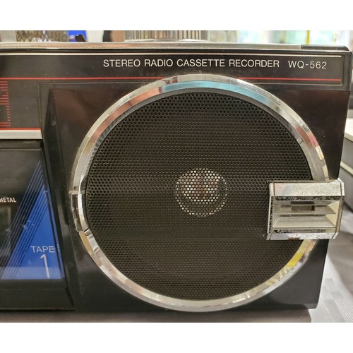 5 - A vintage Sharp WQ-582 boom box. No Shipping. Arrange collection or your own packer and shipper, ple... 