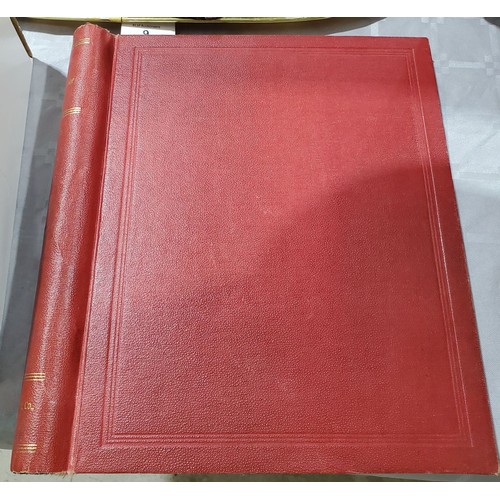 9 - A stamp album including Victorian Fiscal stamps.

UK shipping £14.