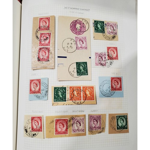 9 - A stamp album including Victorian Fiscal stamps.

UK shipping £14.