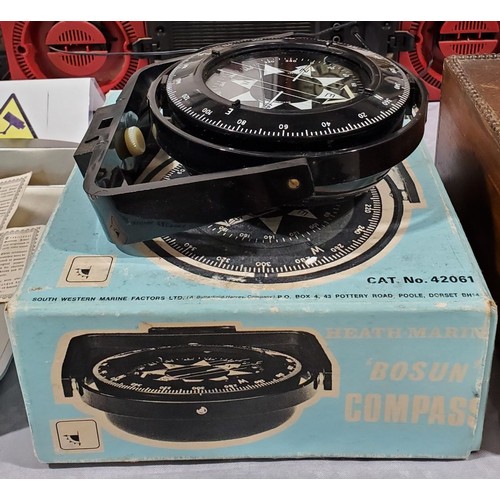 14 - A Heath-Marine boson compass. 

UK shipping £14.