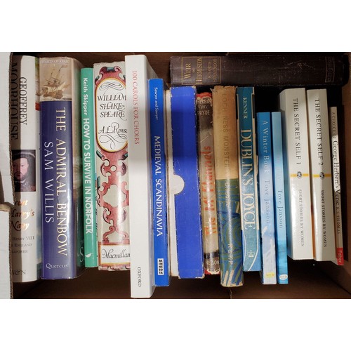 47 - Two boxes of vintage and later books. No Shipping. Arrange collection or your own packer and shipper... 