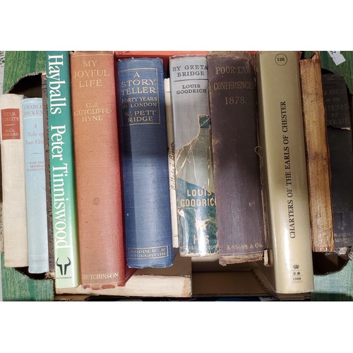 47 - Two boxes of vintage and later books. No Shipping. Arrange collection or your own packer and shipper... 