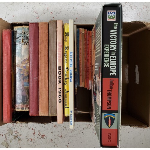 51 - A box of children's books including vintage Ladybird and a 