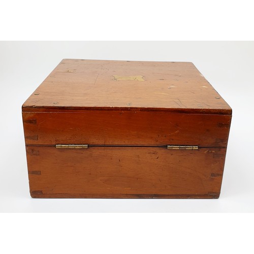 2 - An antique cased sextant by Whyte Thomson and Co., Glasgow in a fitted mahogany case. No Shipping. A... 