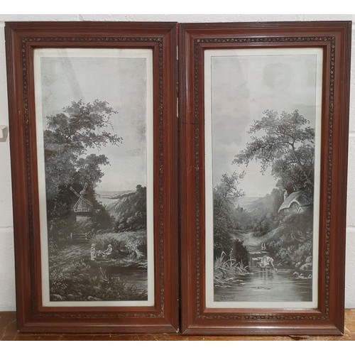 153 - A pair of early 20th century prints depicting bucolic scenes, 22