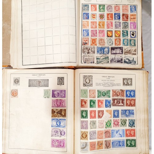 178 - Two stamp albums. UK shipping £14.