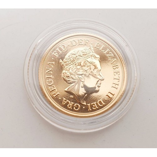 283 - A sovereign 2022. UK shipping £14.