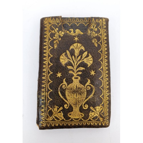 290 - An 18th century Company of Stationer's Almanack for 1770 with outer cover, length 2.25