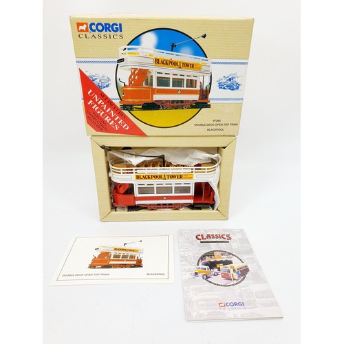 390 - A boxed Corgi Classics model of a Double Decker Open Top Tram, Blackpool, 97365. UK shipping £14.