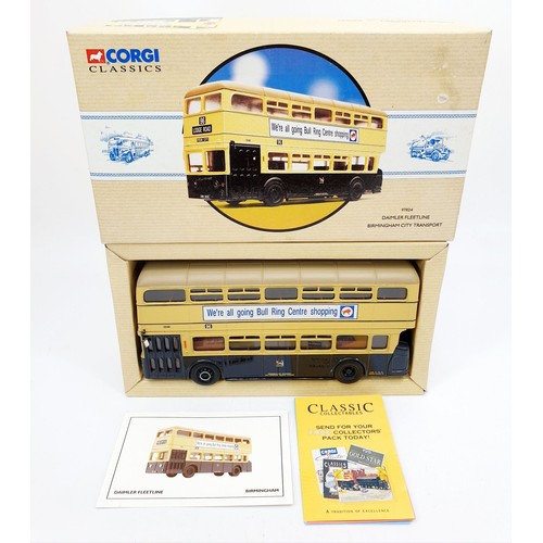 394 - A boxed Corgi Classics model of a Daimler Fleetline Birmingham City Transport bus, 97824. UK shippin... 