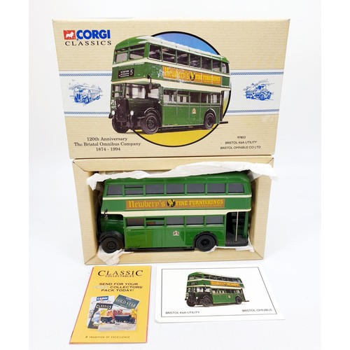 396 - A boxed Corgi Classics model of a Bristol K6A Utility Bus, Bristol Omnibus Co. Ltd., 97853. UK shipp... 