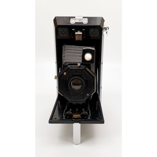 202 - A vintage Bakelite Soho Pilot folding camera. UK shipping £14.