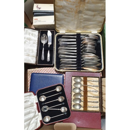 29 - Cased flatware. No shipping. Arrange collection or your own packer and shipper, please.