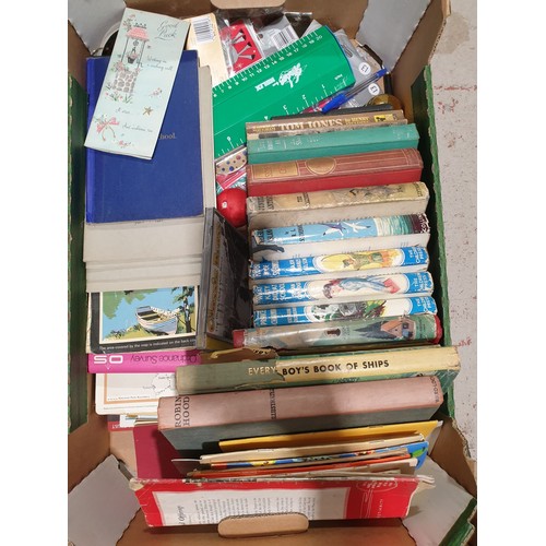 50 - A box including vintage children's books. No shipping. Arrange collection or your own packer and shi... 