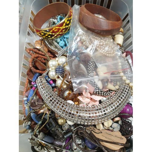 66 - A selection of costume jewellery. UK shipping £14.