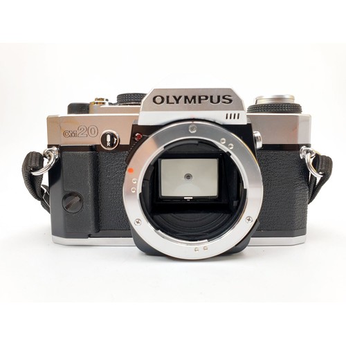 156 - An Olympus OM20 camera body. UK shipping £14.