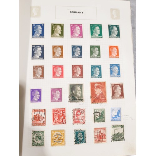 339 - An extensive German stamp collection in an album. UK shipping £14.