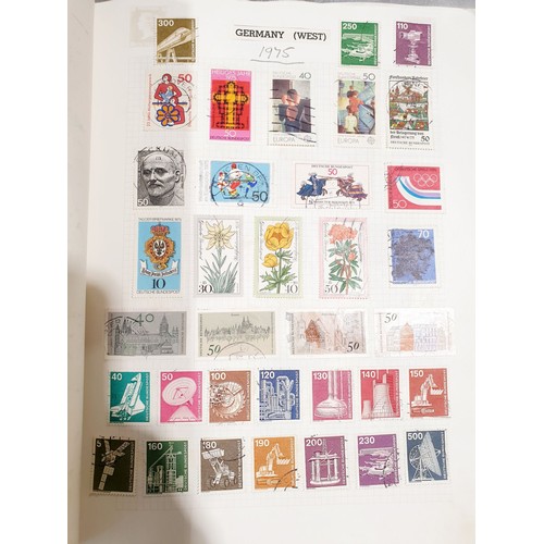 339 - An extensive German stamp collection in an album. UK shipping £14.